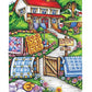 Creative Haven Village Charm Coloring Book (Adult Coloring Books: In The Country)