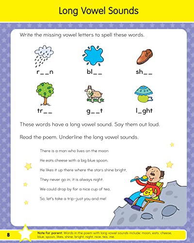 3rd Grade BIG Workbook All Subjects for Kids 8 - 9 includes 220+ Activities, Spelling, Grammar, Reading Comprehension, Writing, Math, and More