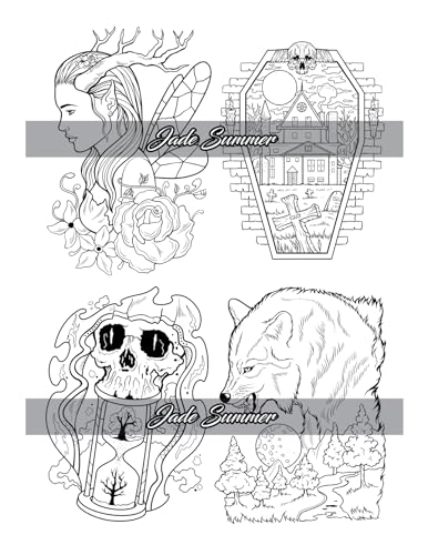 100 Tattoos: Tattoo Coloring Book for Adults with Incredible Designs of Animals, Flowers, Fantasy, Skulls, and More!