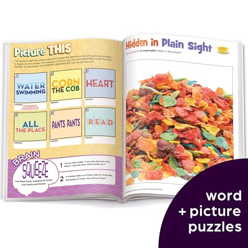 Ultimate Puzzle Challenge!: 125+ Brain Games for Kids, Mazes, Brain Teasers, Word Searches, Crossword Puzzles, Sudoku, Logic Puzzles and More, Kids Activity Book (Highlights Jumbo Books & Pads)