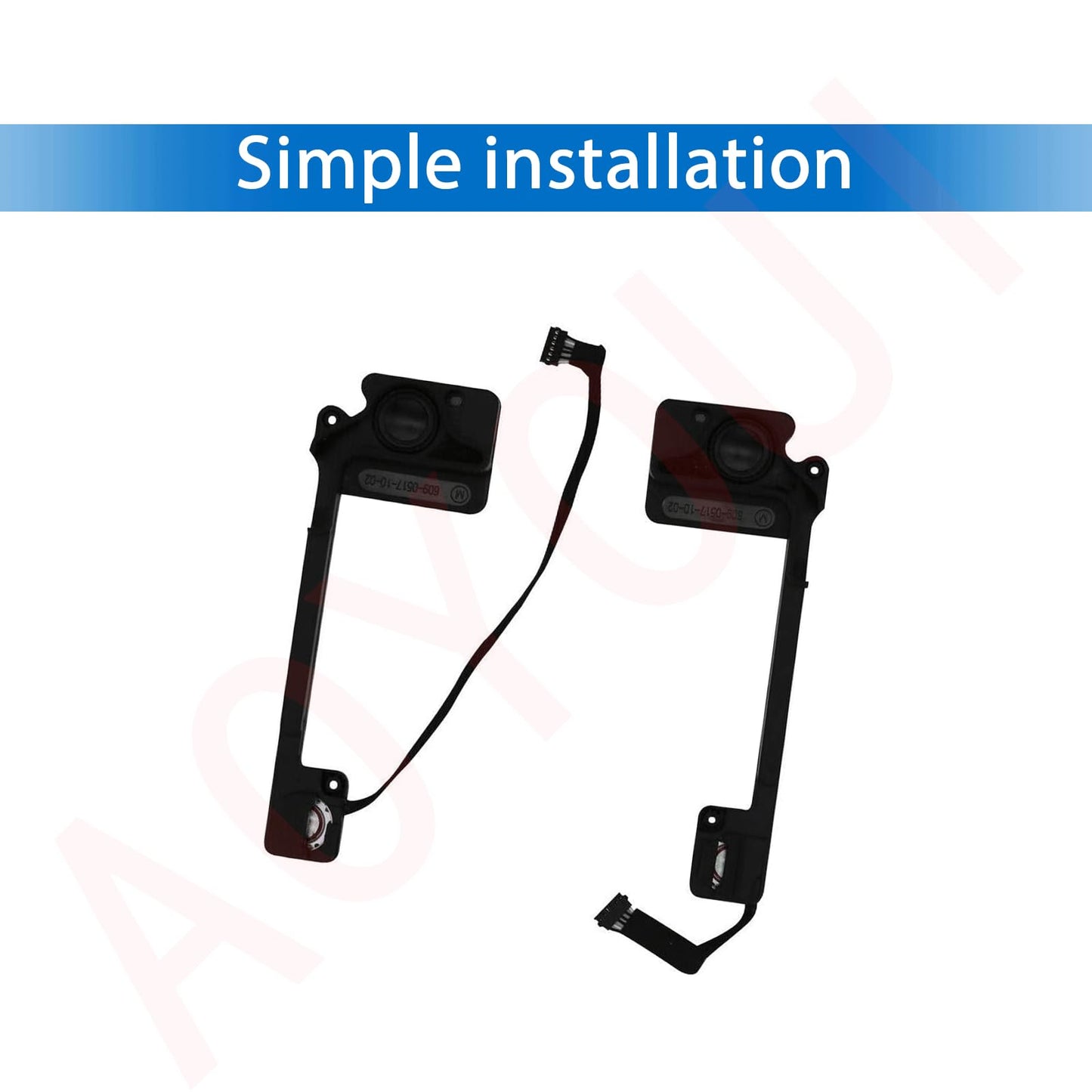 AOYOUI Speaker Set Pair Left and Right Replacement for MacBook Pro 13.3" A1502 2013 2014 2015 Year 923-0557, 923-00509 A - Internal Speaker Set