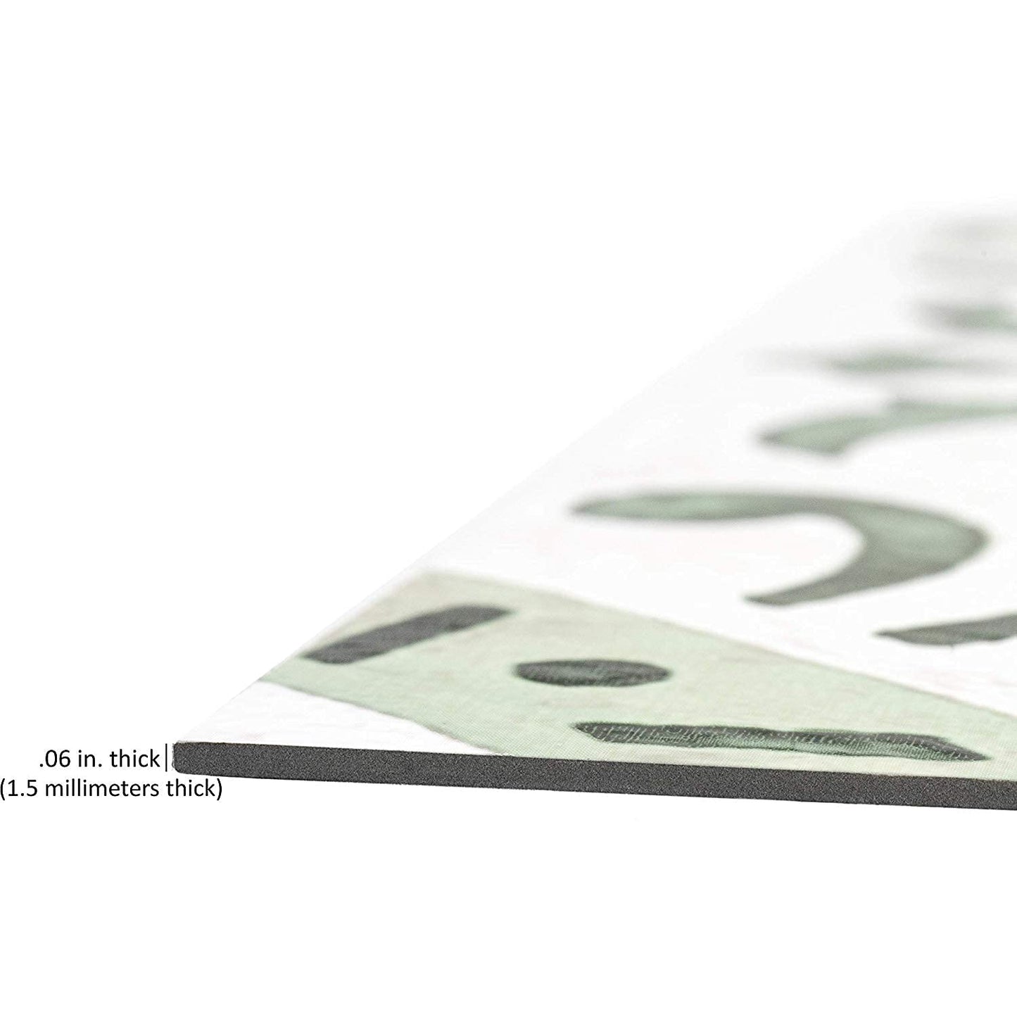 Retro Self Adhesive 12-Inch Vinyl Floor Tiles, 20 Tiles - 12" x 12", Green Medallion Pattern - Peel & Stick, DIY Flooring for Kitchen, Dining Room, Bedrooms & Bathrooms by Achim Home Decor