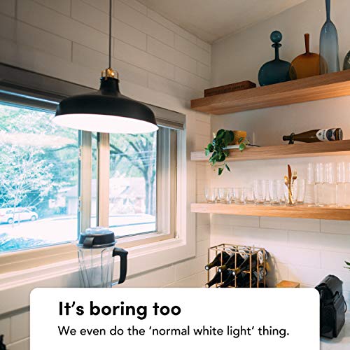 LIFX color, A19 1100 lumens, Wi-Fi Smart LED Light Bulb, Billions of colors and Whites, No bridge required, Works with Alexa, Hey Google, HomeKit and Siri multicolor (Pack of 2)