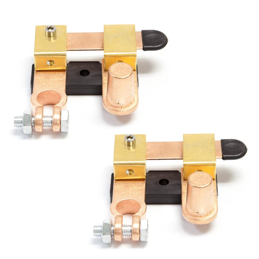 Top Post Battery Disconnect Switch 12V / 24V 250/750 Amps Knife Blade Isolator Power Cutoff Switch for Marine Car Boat RV ATV (Negative, Vertical)