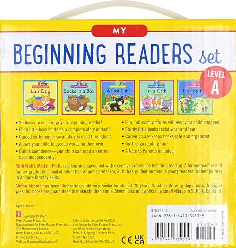 My Beginning Readers Set - Level A (A Complete Set of 25 First Reader Books)
