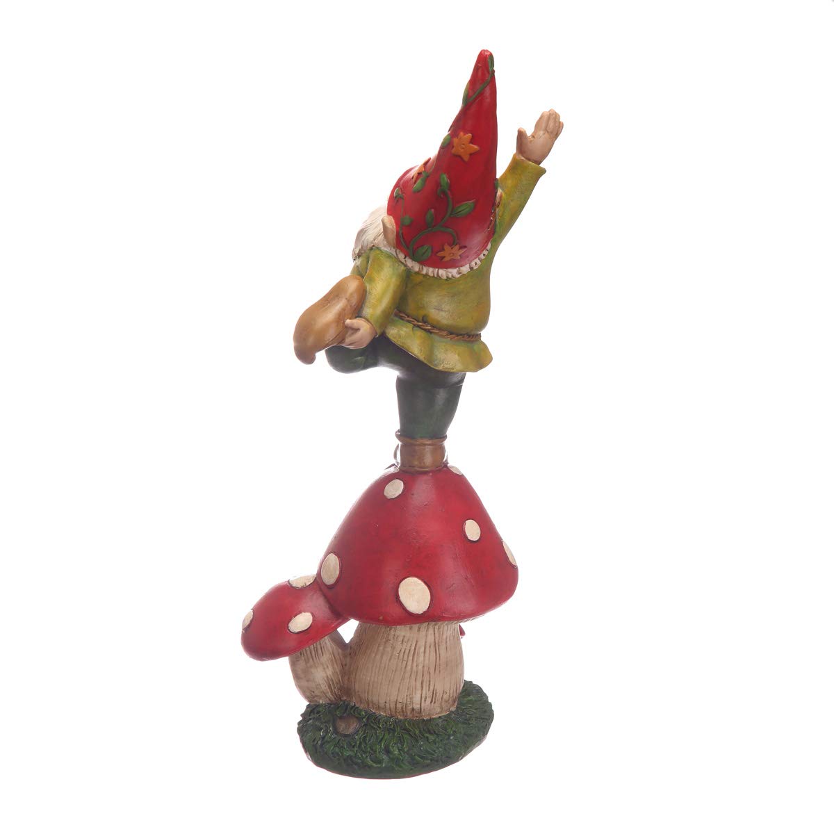 Topadorn Vegetable Garden Gnome Statue Decoration Statuary Funny Gnomes Garden Decorations,Mushroom