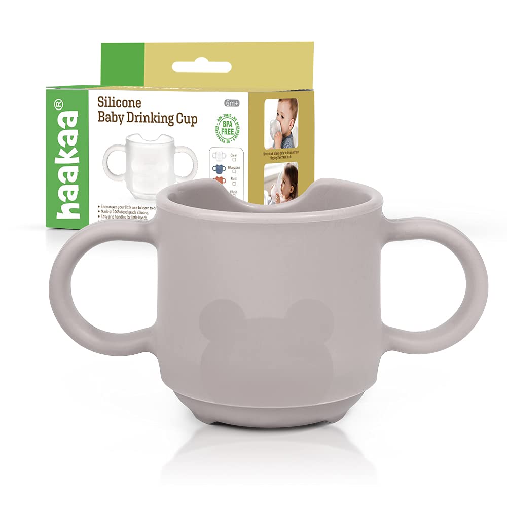 haakaa Silicone Toddler Cups, BPA Free Drop-proof Training Cups for Baby 6 Months+, 5 Ounce