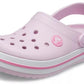 Crocs Unisex-Child Crocband Clogs (Todder Shoes), Ballerina Pink, 5 Toddler