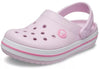 Crocs Unisex-Child Crocband Clogs (Todder Shoes), Ballerina Pink, 5 Toddler