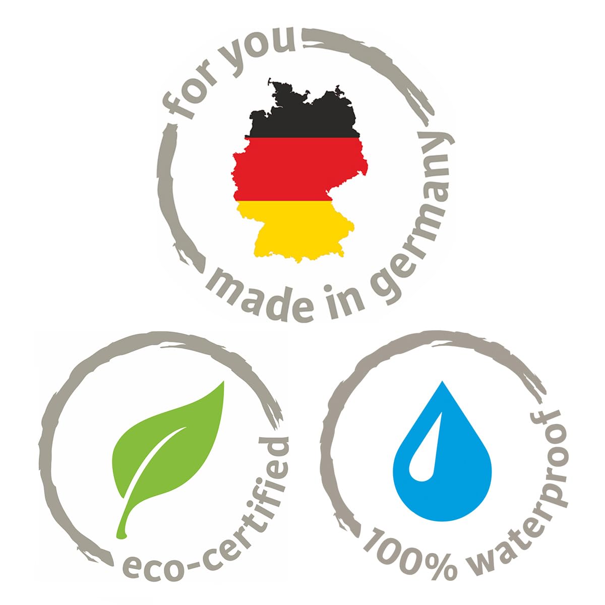 SCHEURICH Set of 2 Solido Taupe Stone Ceramic Pots – 5.9" Barrel-Shaped Indoor Planters – Durable&UV-Resistant - for Houseplants, Herbs & Greenery – Modern Decorative Design – Made in Germany – 0.5 gl