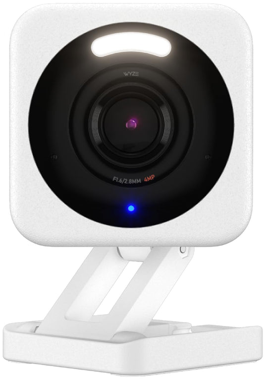 WYZE Cam v4, 2.5K QHD WiFi Indoor/Outdoor Smart Home Security Camera, Pet/Baby Monitor, Motion Activated Spotlight/Siren, Color Night Vision, 2-Way Audio, Works with Alexa & Google, Free Expert Help