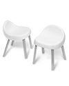 Skip Hop Toddler's Activity Chairs, Set of 2, Metal, White