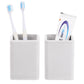 Luxspire Toothbrush Holders 2 Pack, Fast Drying Toothbrush Holders for Bathroom, Diatomite Toothbrush Cups Electric Toothbrush and Toothpaste Holder for Bathroom Countertop, Marble