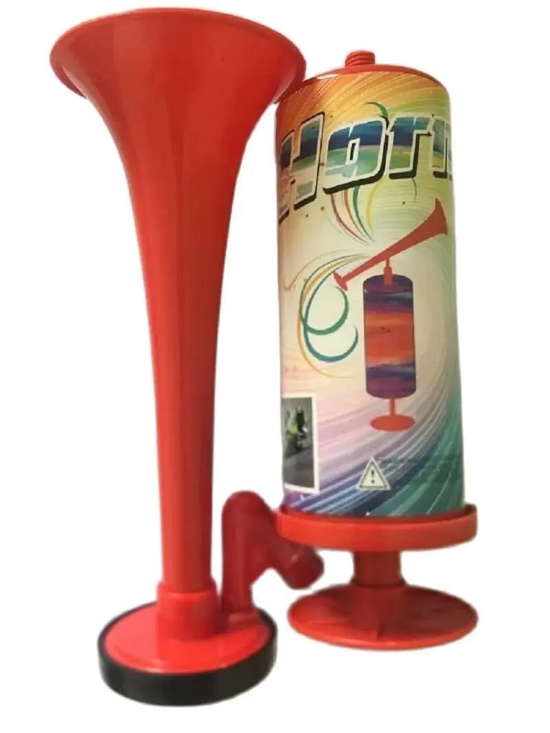 Large Handheld Football Air Horn Hand Push Pump Party Cheer-leading Fans Boat Horn Safety Warning Trumpet