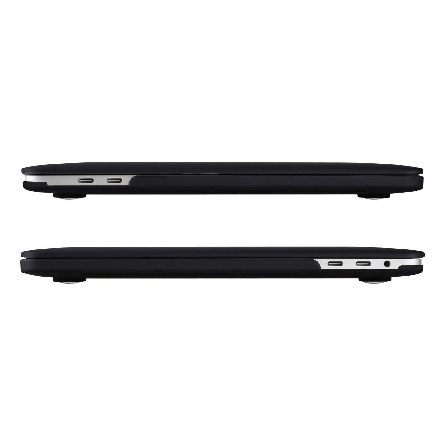 UESWILL Compatible with MacBook Pro 13 inch Case 2025, 2024, 2023, 2022-2016 M2 M1 A2338 A2289 A2159 A2251 A1989 A1708 A1706 with Touch Bar & USB-C, Matte Hard Shell Case Cover, Black