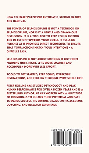The Power of Self-Discipline: 5-Minute Exercises to Build Self-Control, Good Habits, and Keep Going When You Want to Give Up
