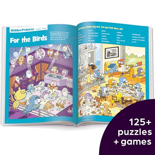 Ultimate Puzzle Challenge!: 125+ Brain Games for Kids, Mazes, Brain Teasers, Word Searches, Crossword Puzzles, Sudoku, Logic Puzzles and More, Kids Activity Book (Highlights Jumbo Books & Pads)