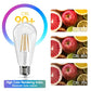 Jensense Edison Bulbs 6W E26 LED Bulb 60 Watt Equivalent, Vintage LED Light Bulbs CRI90+ ST19, Dimmable Clear Light Bulbs, 2700K Soft Warm White 4 Pack