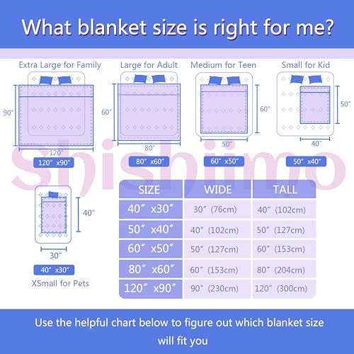 Anime Blanket Just A Girl Who Loves Anime Gifts for Girls Women Cozy Blanket for Bed Couch Sofa 30x40inches