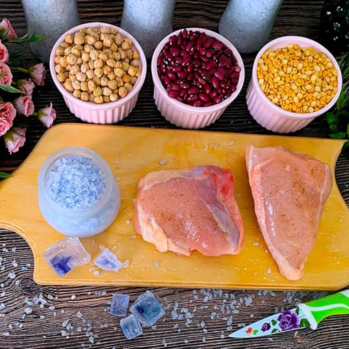 Ancient Blue Salt – Rare Mineral Treasure | High Potassium, Low Sodium, Pure & Unprocessed | Gourmet-Grade by Richure 100g (3.52 oz)