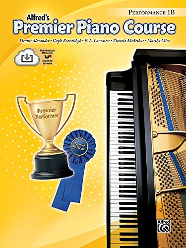 Alfred's Premier Piano Course Lesson 1B (Lesson, Theory, Performance)