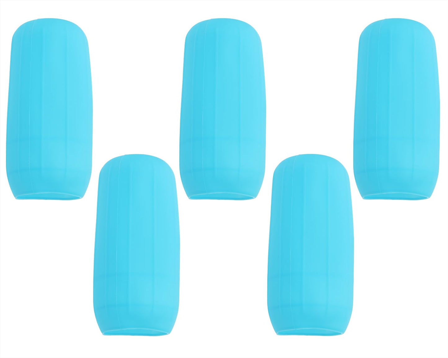 Mini Skater 5pcs Silicone Travel Bottle Cover Reusable Elastic Sleeve Fit Standard Toiletry Container Stretching Bottle Lid Cap for Luggage Bag Suitcase Prevent Leakage Solution (Black)