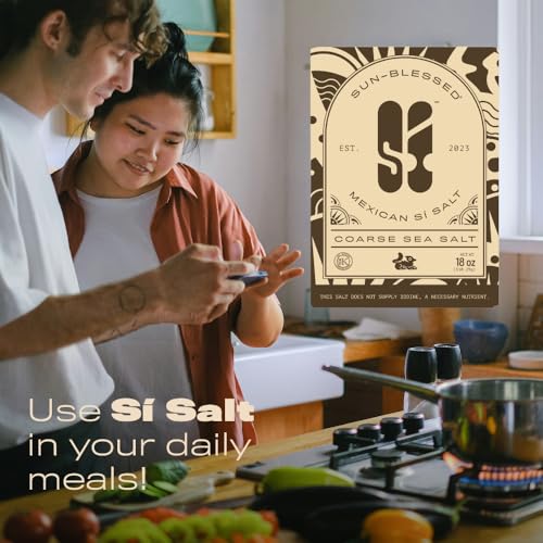 Sí Salt, Colima Sea Salt, Crystals, Kosher, Unrefined, Hand Harvested (18 oz, Coarse Sea Salt)