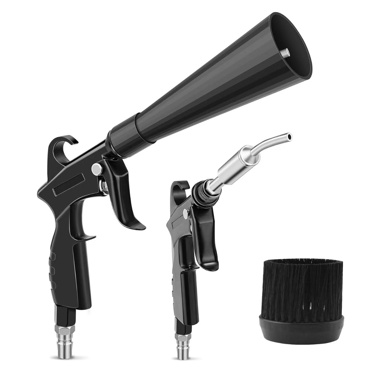 YIEMIZDK High-Pressure Car Cleaning Air Blow Gun Kit - Interior Dry Cleaning Hairdryer | Powerful Dust Removal Tool, Compatible with Air Compressors, Quick Cleaning for All Car Corners