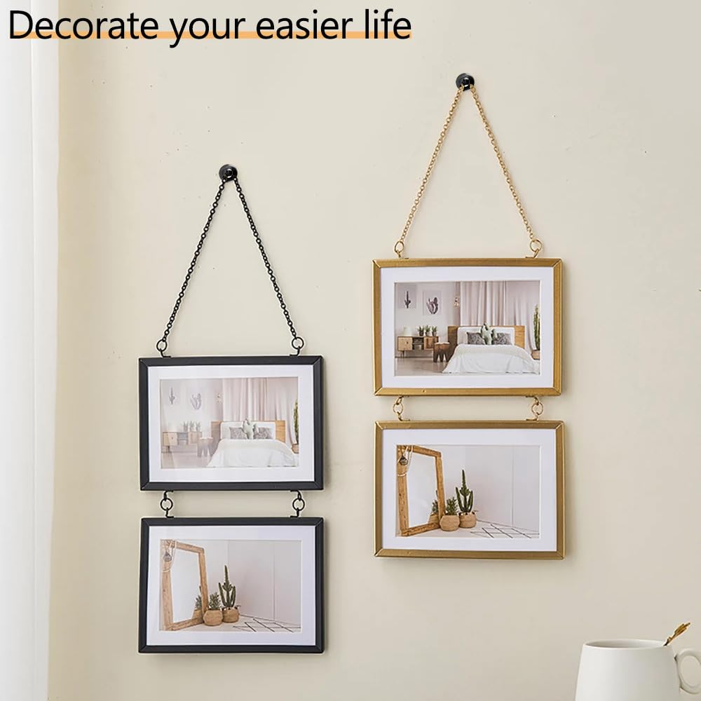 Picture Hanging Kit, Push Pins, Picture Hangers, Double Headed Thumb Tacks for Wall Hooks for Hanging, Nails for Hanging Pictures, Thumb Tacks for Tapestry Poster Drywall thumbtacks, 20 Pack, Black