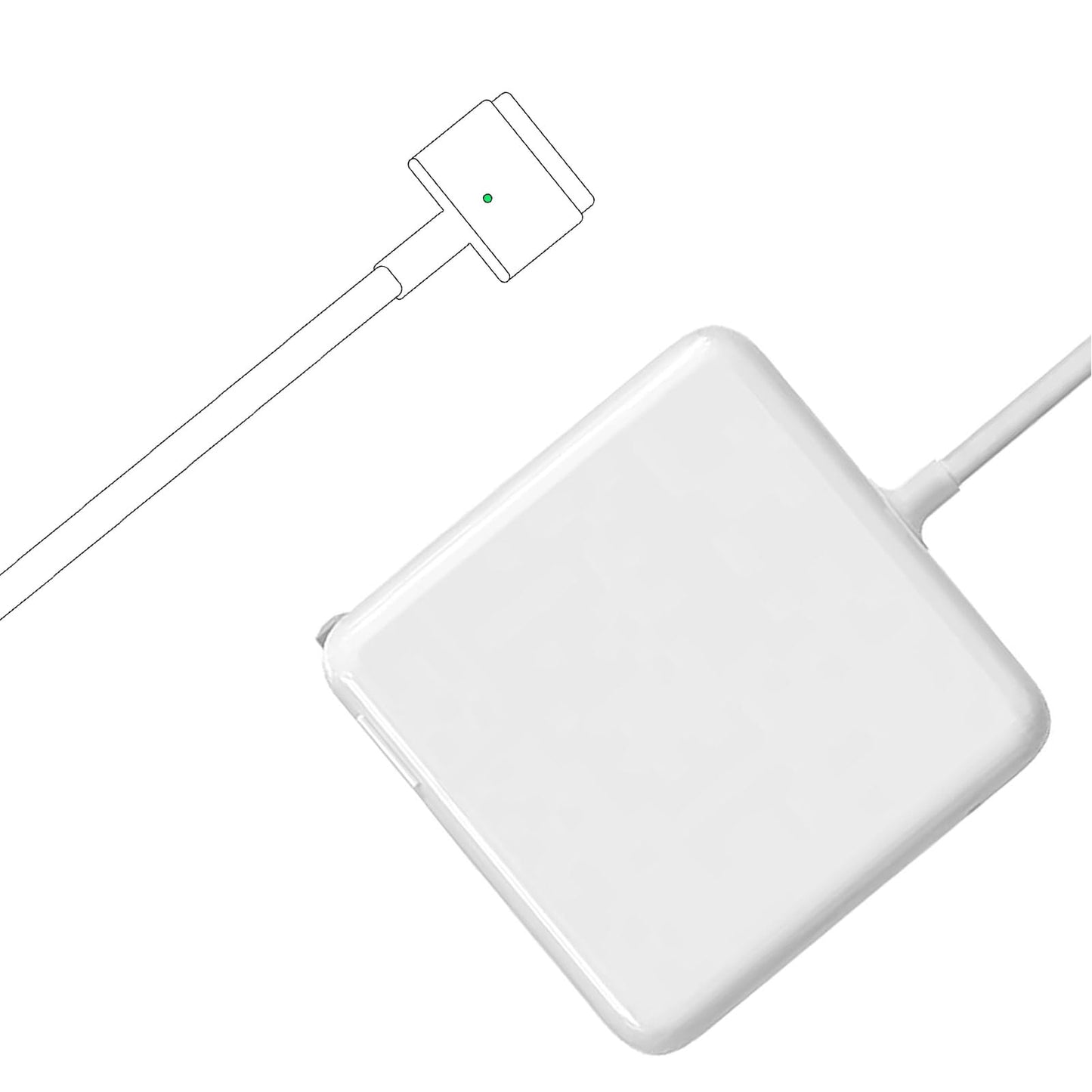 Mac Book Pro Charger 85W Power Adapter, Compatible with Mac Book Air/Pro 13-Inch & 15-Inch (Late 2012-2017)