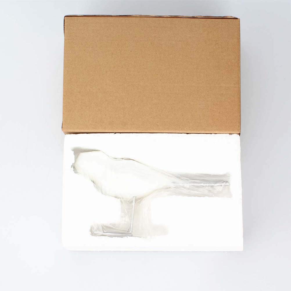 VORCOOL Simple Resin Bird Figurine Statue Furnishing Articles Ornaments Home Office Decoration (Golden)