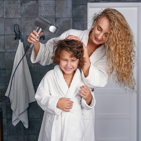 Hair Dryer High-Speed Ionic Low Noise Blow Dryer with Brushless Motor for Fast Drying, Smart Temperature Control, Lightweight, for Home Travel Salon