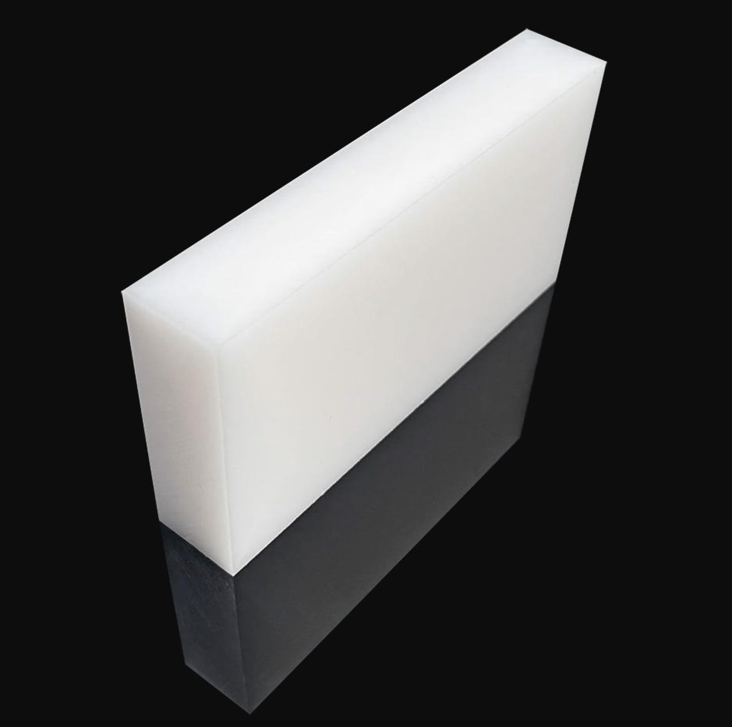 High-Density Polyethylene (HDPE) Plastic Block 1" Thick 3" X 12"- for Machining, Home Improvements, DIY Projects, Engineering,High-Density Polyethylene Plastic Sheet (1pcs White PE Block)