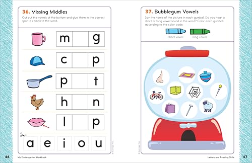 My Kindergarten Workbook: 101 Games and Activities to Support Kindergarten Skills, for Kids Ages 5-6 (My Workbook)