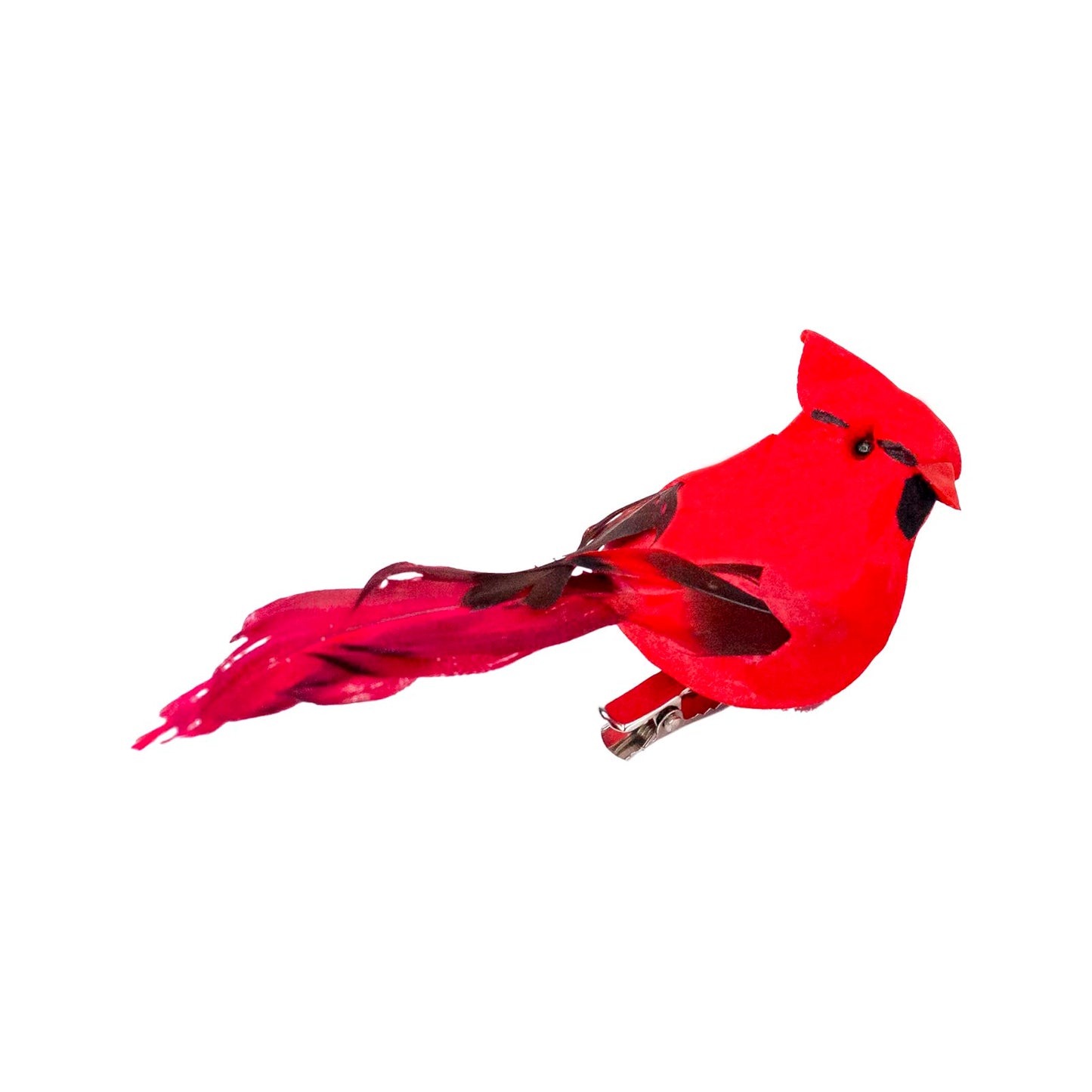 YCHTEWY-Cardinal Clip On Christmas Tree Ornament Decorations - Red Feathers Set of 12 Pieces Each is 4.5" Lon…