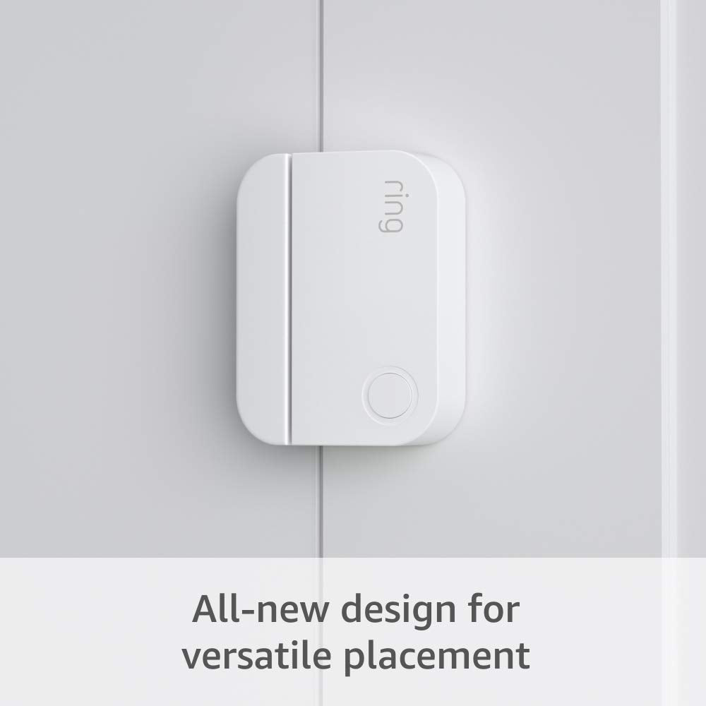 Ring Alarm Contact Sensor - 2nd Gen | Instant Window & Door Alerts | Approximately 3-Year Battery Life | Slim Design Fits Any Frame | Easy Installation | Base Station Required