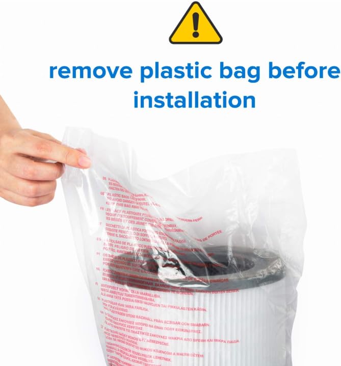 LEVOIT Vista 200 Air Purifier Replacement Filter, Genuine Air Filters, High-Efficiency Activated Carbon for Removal of Smoke, Odor, Allergens, Pollen, Vista 200-RF, 1 Pack, Black