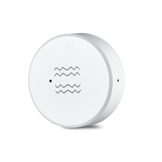 Haozee Zigbee Smart Vibration Sensor,Real Time Monitoring,Door Window Vibration Detection Alarm for Home Security,App Remote Control,Support Home Assistant Zigbee2MQTT