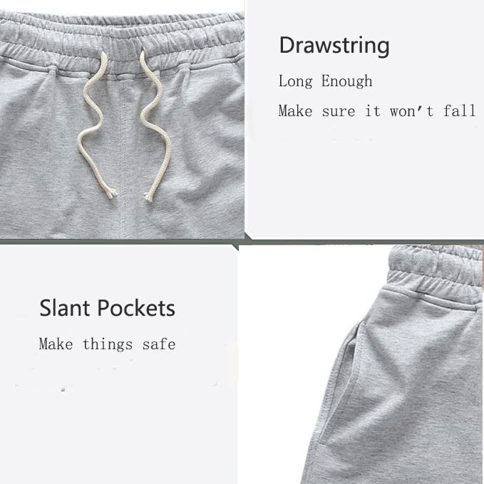 JackieLove Men's & Women's 3" Sweat Gym Running Workout Athletic Short Training Lounge Cotton Shorts Bottoms Black