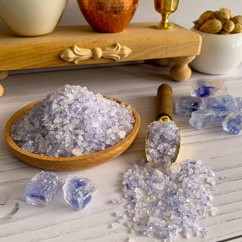 Ancient Blue Salt – Rare Mineral Treasure | High Potassium, Low Sodium, Pure & Unprocessed | Gourmet-Grade by Richure 100g (3.52 oz)