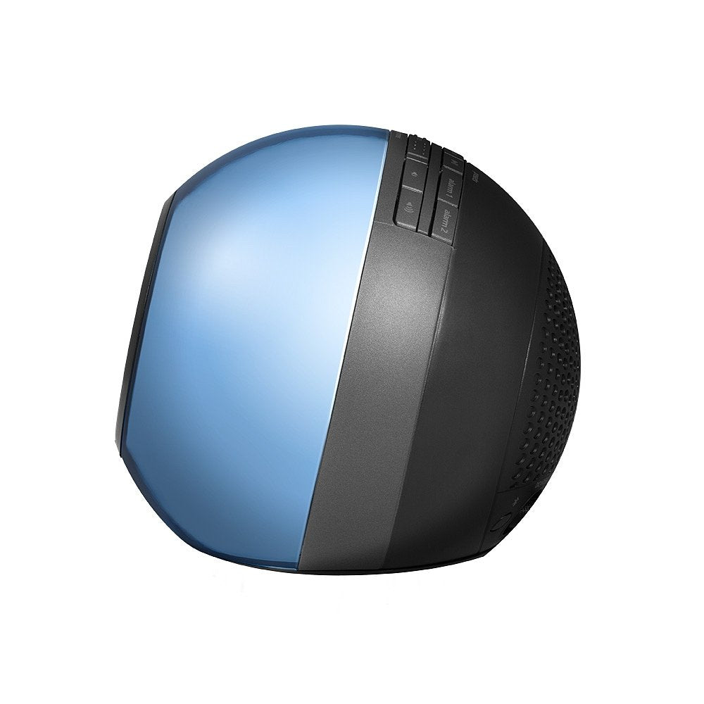 iHome Alarm Clock Radio with Bluetooth Speaker and Color Changing Lamp, USB Charging, and Speakerphone for Home, Office, or Dorm (IBT29BX6)