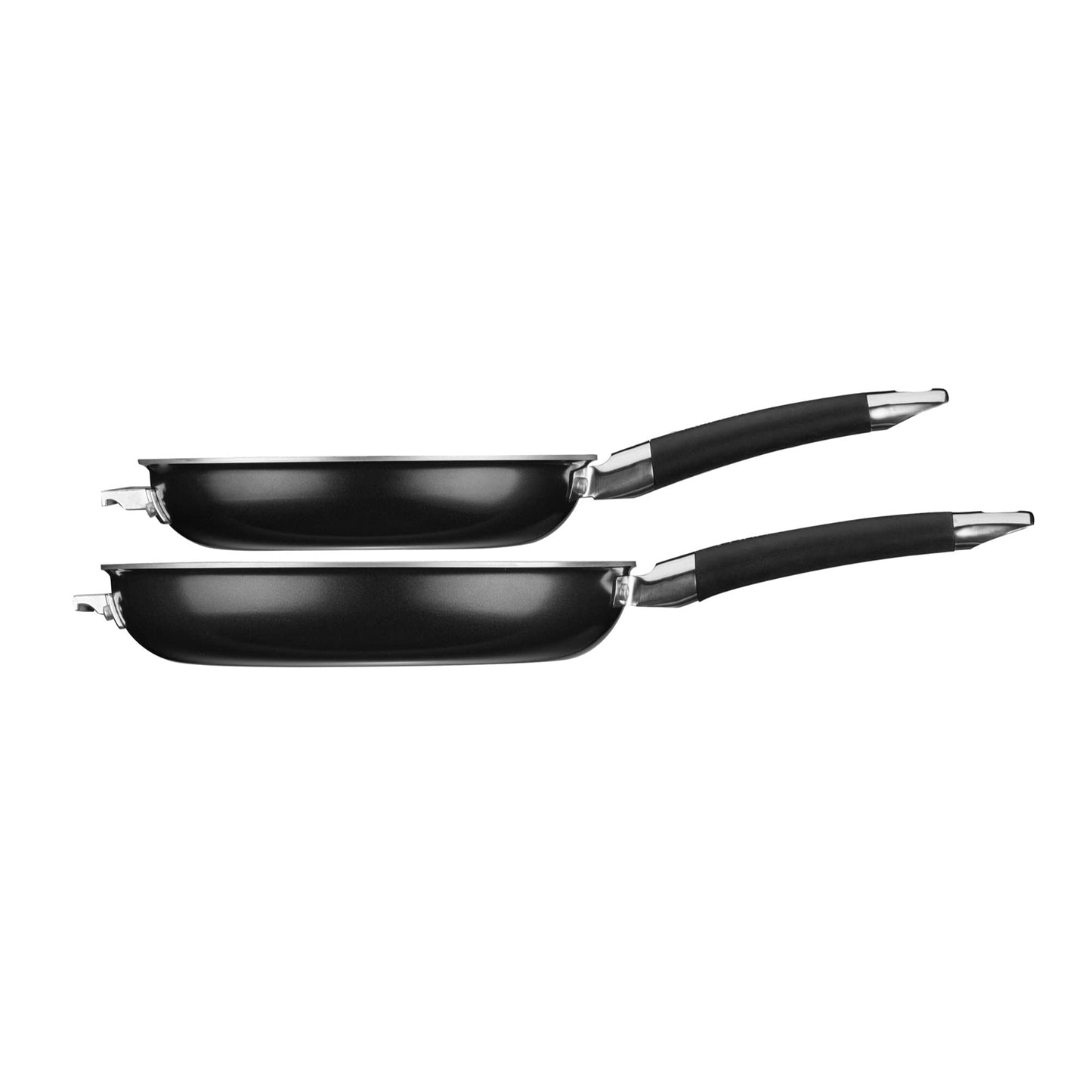 Cuisinart N51-12BK SmartNest Nonstick Aluminum Nesting Cookware Set, 12 Piece, Black