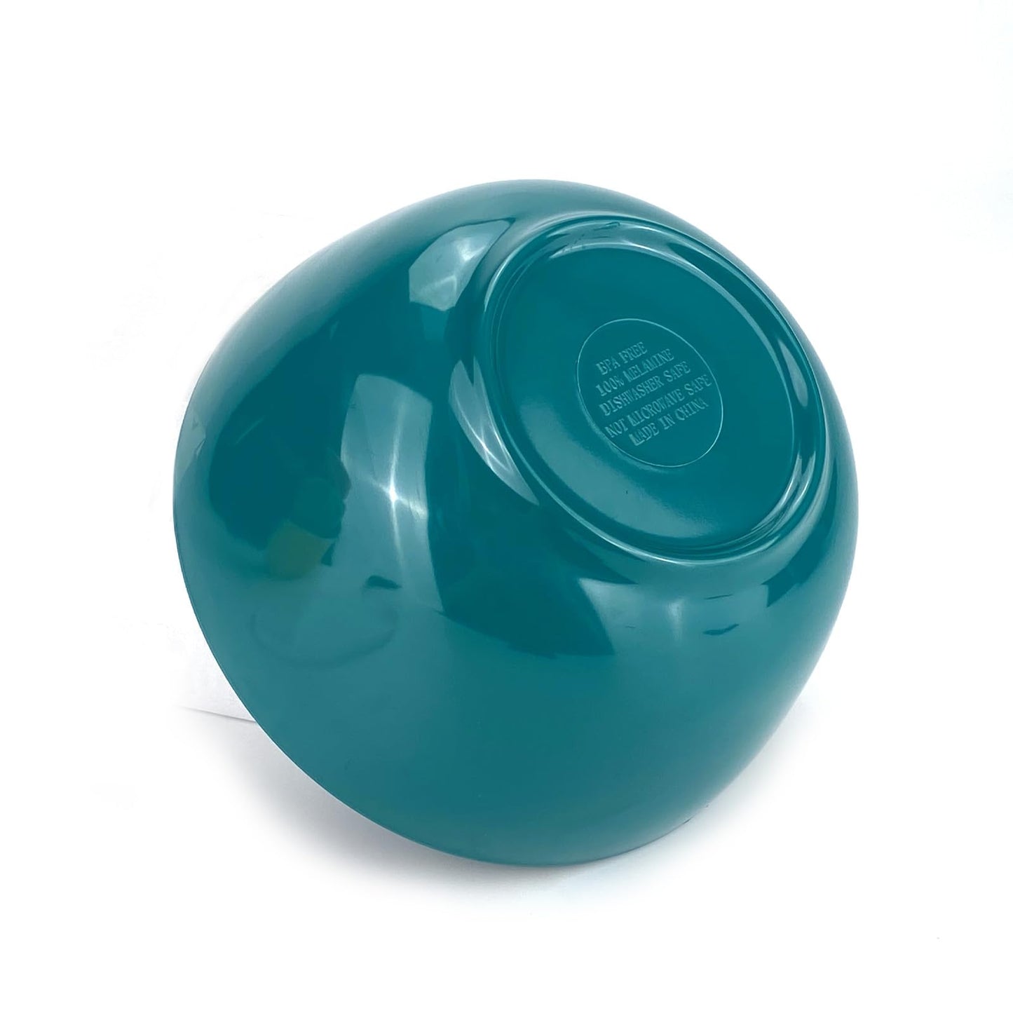 yongzhenlite Set of 6 Melamine 28oz Salad Bowl Set,6 inch Round Soup Bowl,100% Melamine Dinnerware set for Dinner or Picnic Party,Break-resistant and BPA Free,Multicolor (with Lid)