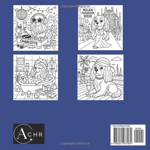 A Dog’s Guide to the Good Life: A Luxury Coloring Book for Adults: Chic Scenes, Poolside Bliss, and Posh Pup Adventures to Color and Relax