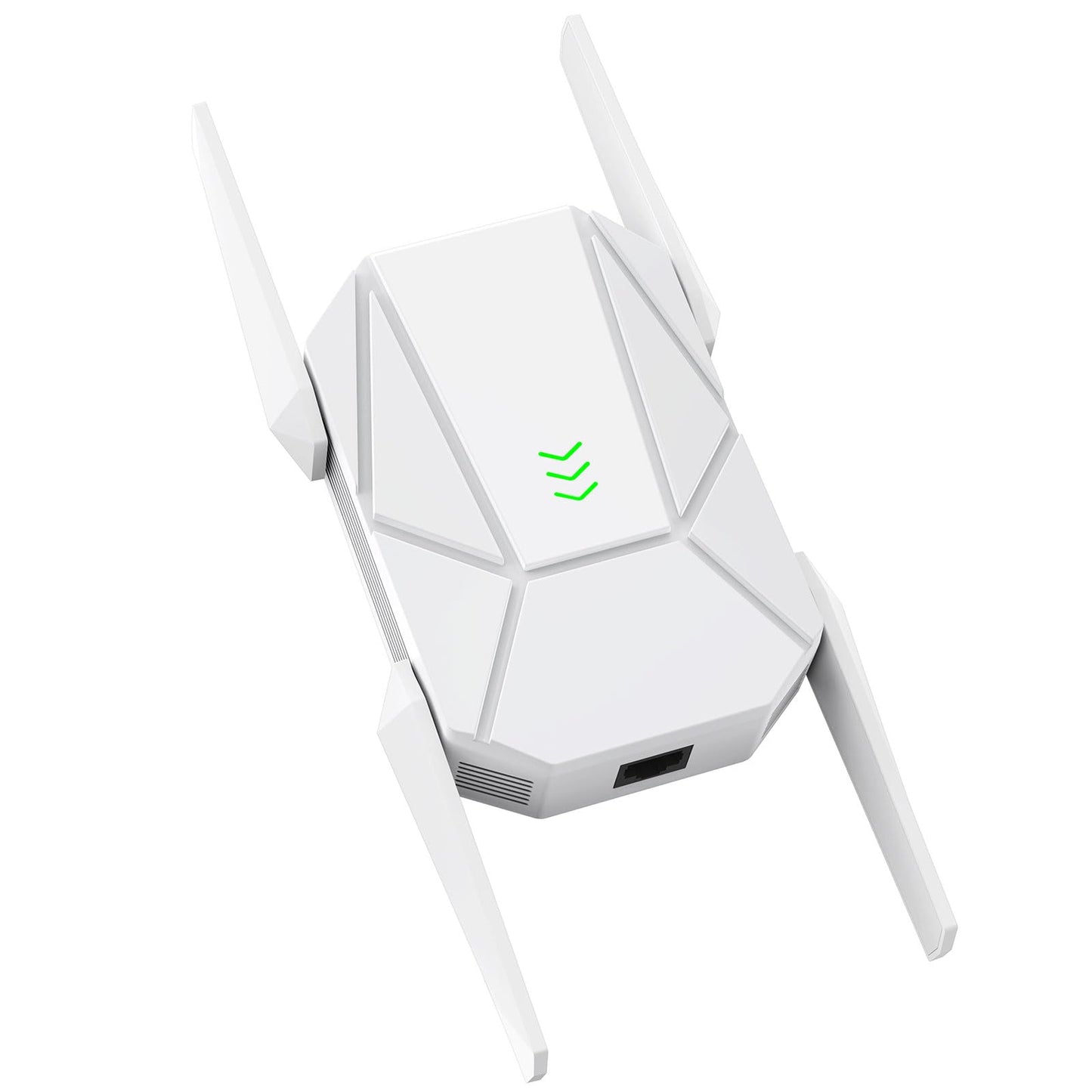 2025 AX1800 WiFi 6 Extender Signal Booster - Dual Band 2.4G/600Mbps & 5.8G/1200Mbps, WiFi Extender with Gigabit Port, 802.11AX Tech, 12999 Sq.Ft Long Range WiFi Repeater, Connects 100+ Devices