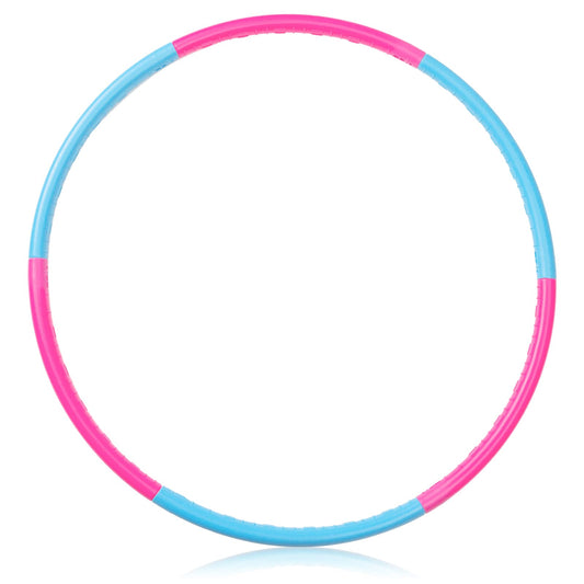 Liberry Kids Exercise Hoop, Detachable & Size Adjustable Toy Hoop, Professional Hoola Rings for Kids, Blue, Pink