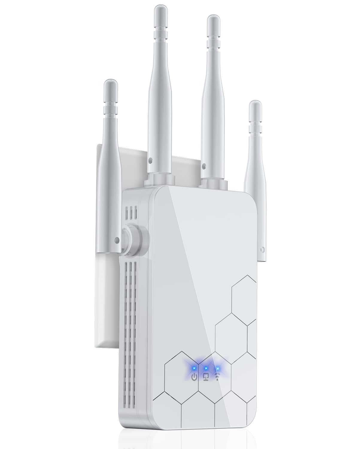 2025 WiFi Extender Internet Booster, 10000 Sq.ft Long Range Repeater Wireless Routers Amplifier, Mesh Wi-Fi 80% Faster | Broader Than Ever, Support More Network Devices at Home, 1-Tap Setup