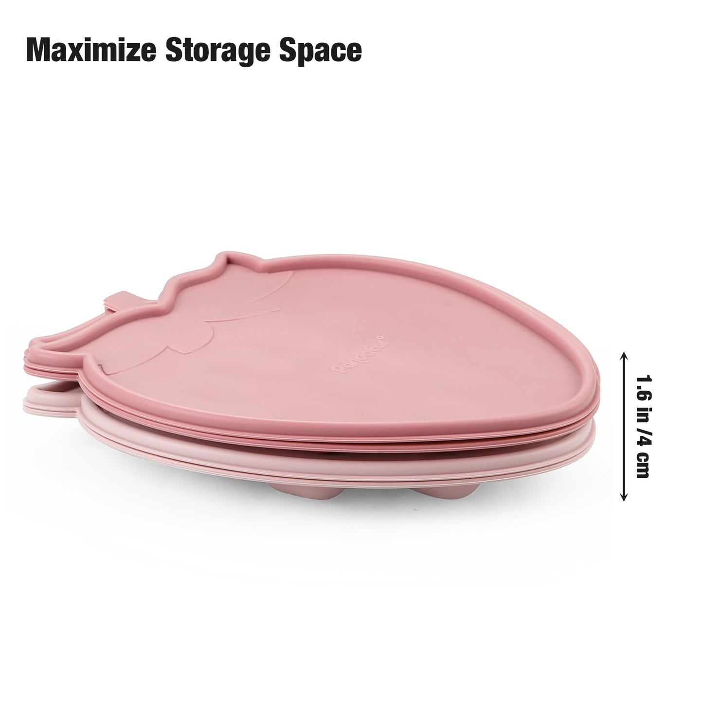 PandaEar 2 Pack Baby Breastmilk Popsicle Molds, Silicone Nibble Freezer Tray with Lid, Baby Fruit Food Feeder Teether Tray, 13 x 0.5 oz Baby Food Storage Container for Homemade Baby Food