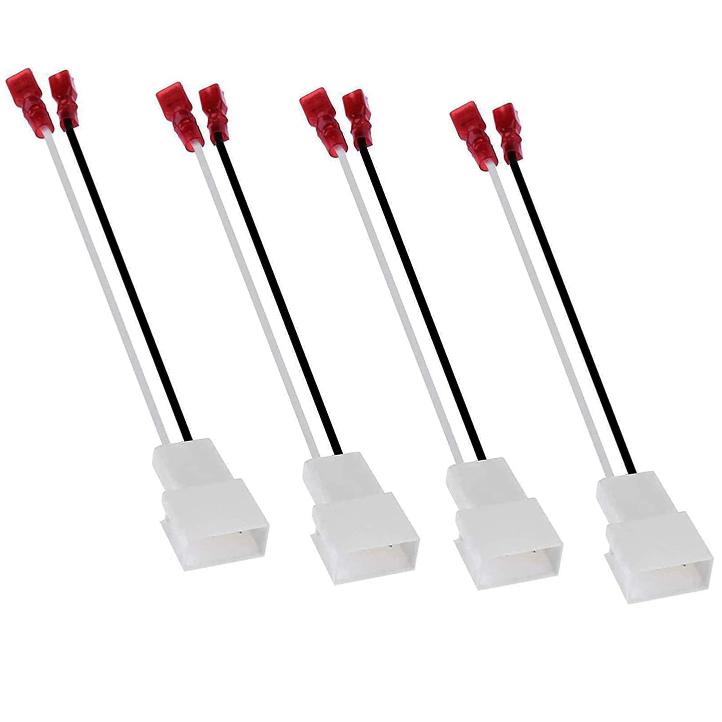 HSTECH 72-8104 2 Pairs (4 Pack) Speaker Harness for Select Toyota Subaru Vehicles Total Adapters