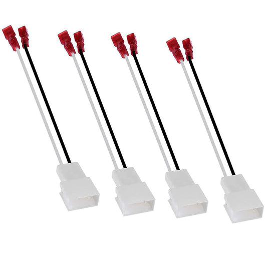 HSTECH 72-8104 2 Pairs (4 Pack) Speaker Harness for Select Toyota Subaru Vehicles Total Adapters